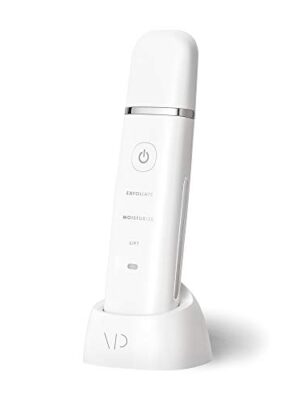 Wireless Charging Ultrasonic Lifting & Exfoliating Wand by Vanity Planet Essia | 3 Modes to Exfoliate, Reduce Fine Lines and Wrinkles with Face Spatula