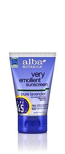 Alba Botanica Very Emollient, Lavender Sunscreen SPF 45