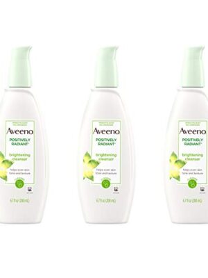 Aveeno Positively Radiant Brightening Facial Cleanser for Sensitive Skin
