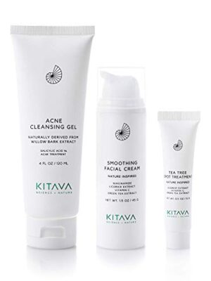 Acne-Clearing 3-Step Skincare Kit: Target Breakouts, Redness, and Dark Spots