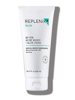 Replenix Benzoyl Peroxide 10% Acne Wash + Aloe Vera