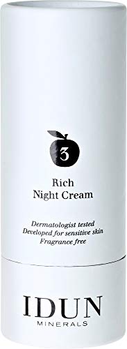 IDUN Minerals Night Cream - Rich, Nourishing