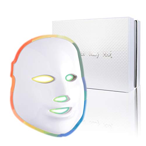 LED Mask Light Therapy, 7 Color Skin Rejuvenation Therapy