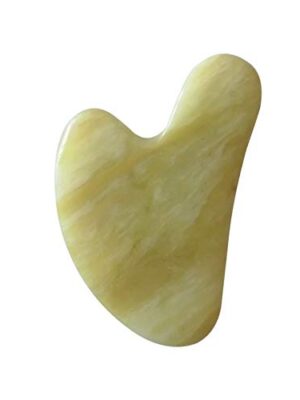 Natural Jade Stone Guasha Board for Face and Body Beauty