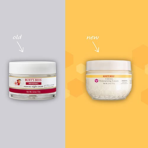 Burt's Bees Renewal Firming Moisturizing Cream with Bakuchiol & Pure Retinol Alternative - Skin Renewal Collection - 1.8 Ounces