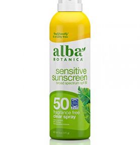 SPF 50 Alba Botanica Sensitive Sunscreen Spray