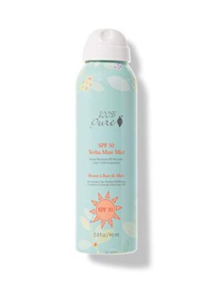 Our formula contains zinc oxide, a natural sunscreen that is water-resistant and provides mess-free application.
