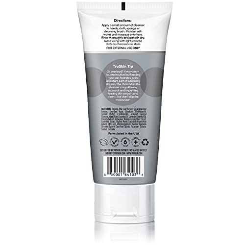 TruSkin Charcoal Face Wash, Anti Aging Facial Cleanser