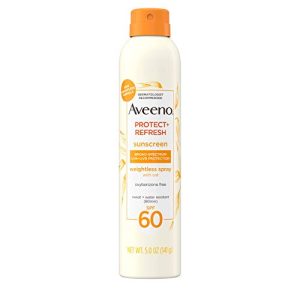Aveeno Protect + Refresh Body Sunscreen Spray Mist