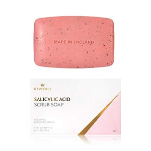Salicylic Acid Exfoliating Soap for Clearer, Softer, and Healthier Skin - Helps Prevent Acne, Unclog Pores, and Remove Warts.