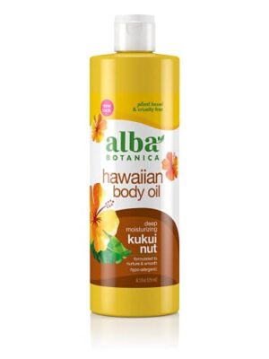 Hawaiian Body Oil Deep Moisturizing Kukui Nut