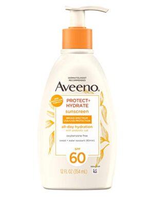 Aveeno Protect + Hydrate Moisturizing Body Sunscreen Lotion
