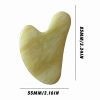Natural Jade Stone Guasha Board for Face and Body Beauty