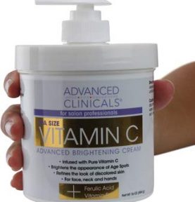 Advanced Clinicals Vitamin C Cream. Advanced Brightening Cream.