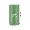 Green Tea Facial Cleanser Stick,Purifying Clay Stick Mask