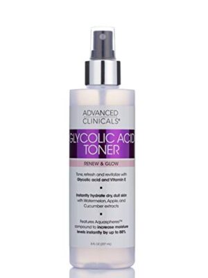 Glycolic Acid Facial Toner Natural Extracts Renew Aging