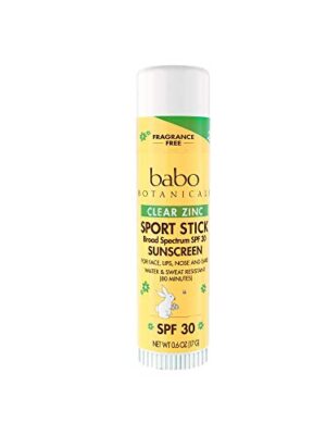 Babo Botanicals Clear Zinc Sport Sunscree Stick SPF 30
