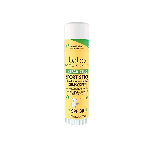 Babo Botanicals Clear Zinc Sport Sunscree Stick SPF 30