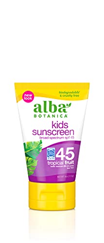 Alba Botanica Kids Sunscreen Lotion, SPF 45