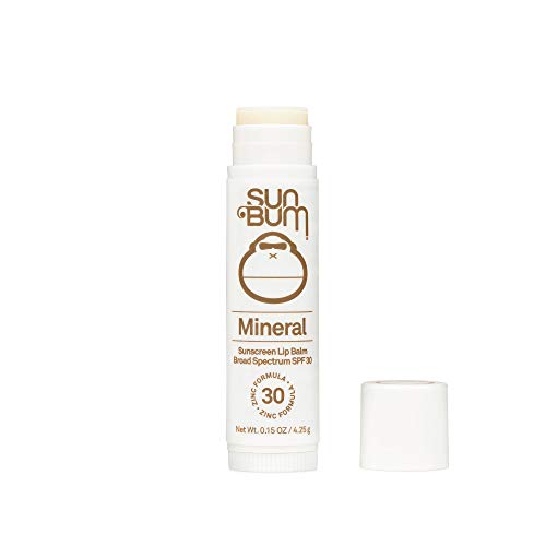 Solar Bum SPF 30 Mineral Sunscreen Lip Balm – Natural Lip Care with Matte Finish, Broad Spectrum UVA/UVB Protection | Vegan and Reef Friendly | .15 oz