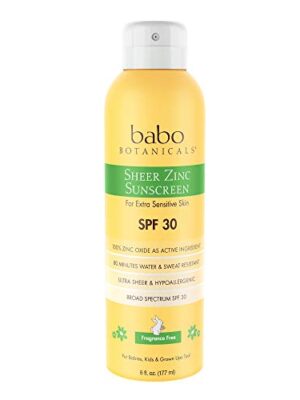 Babo Botanicals Sheer Zinc Continuous Spray Sunscreen SPF 30
