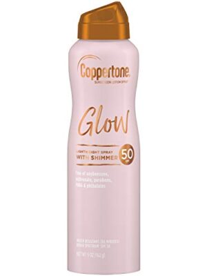 Coppertone Glow Shimmering Sunscreen Spray SPF 50