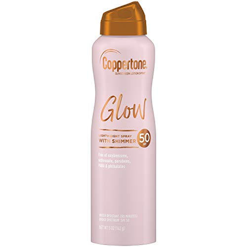 Coppertone Glow Shimmering Sunscreen Spray SPF 50