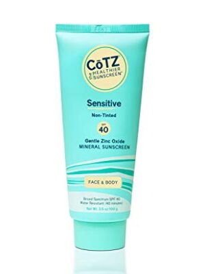 COTZ Sensitive Non-Tinted Zinc Oxide Mineral Sunscreen