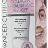 Superior Clinicals Collagen + Hyaluronic Acid Peel-Off Face Mask - Hydrate, Firm, and Glow in Just 20 Minutes