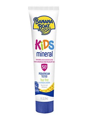 Banana Boat kids mineral Tear Free, Reef Friendly Sunscreen Lotion for Kids