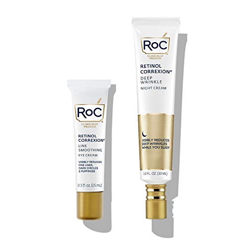 Roc Retinol Value Set Duo, Deep Wrinkle Night Face Cream