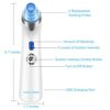 Blackhead Remover Vacuumfacial pore cleaner that utilizes electrical suction
