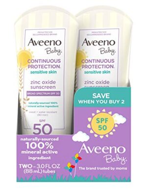 Aveeno Baby Continuous Protection Zinc Oxide