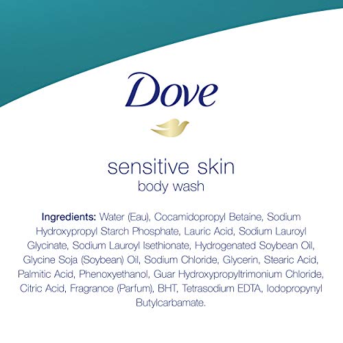Dove Body Wash Hypoallergenic and Sulfate Free Sensitive Skin