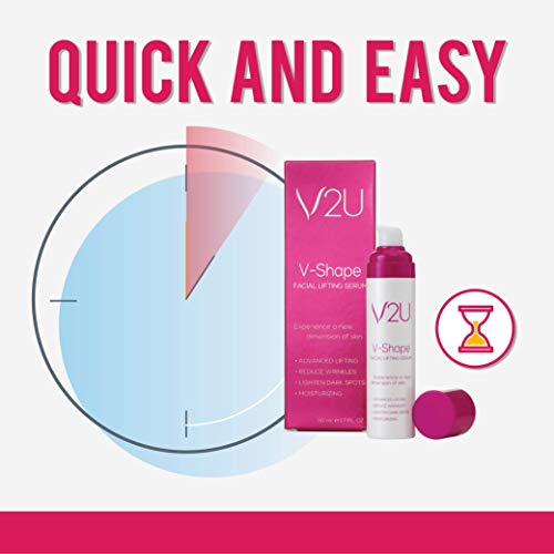 V2U Facial Anti Aging Serum, Natural Anti Wrinkle