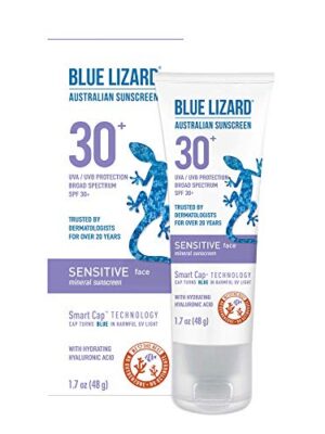 BLUE LIZARD Sensitive FACE Mineral Sunscreen