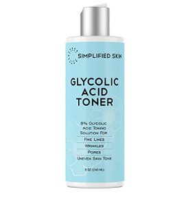 Glycolic Acid Toner 8% for Face (8 oz).