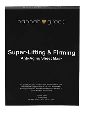 Hannah Grace super lifting and firming anti aging mask for face.
