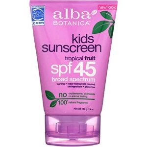 Alba Botanica Kids Sunscreen SPF 45