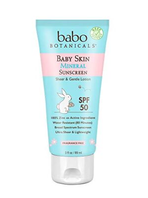 Babo Botanicals Baby Skin Mineral Sunscreen Lotion SPF 50