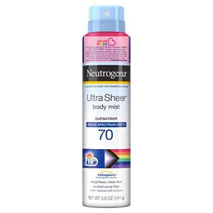 Neutrogena Ultra Sheer Body Mist Sunscreen Spray