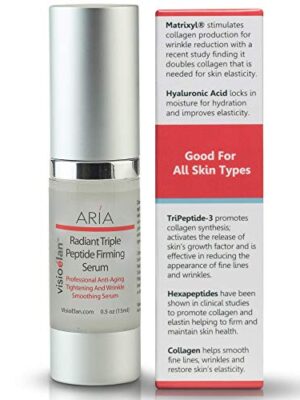 3 Peptide Firming Serum For Skin, Face With Hyaluronic Acid