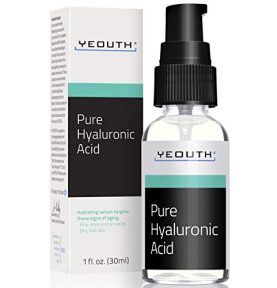 Hyaluronic Acid Serum for Face by YEOUTH - 100% Pure
