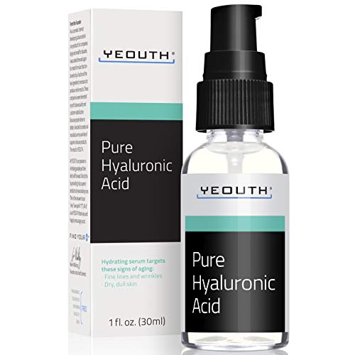 Hyaluronic Acid Serum for Face by YEOUTH - 100% Pure