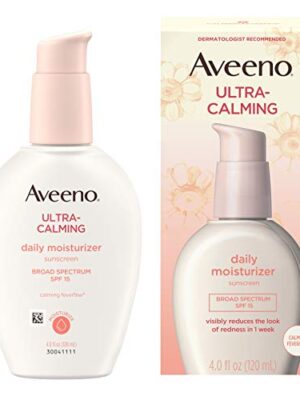 Aveeno Ultra-Calming Daily Facial Moisturizer for Sensitive, Dry Skin
