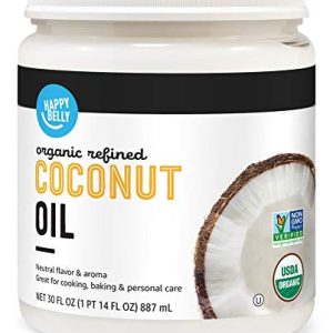 Amazon Brand - Happy Belly Organic Refined Coconut Oil