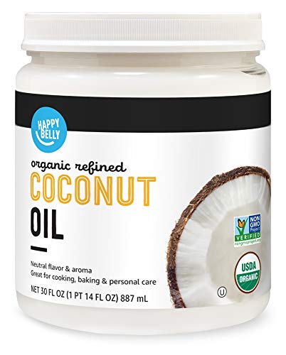 Amazon Brand - Happy Belly Organic Refined Coconut Oil