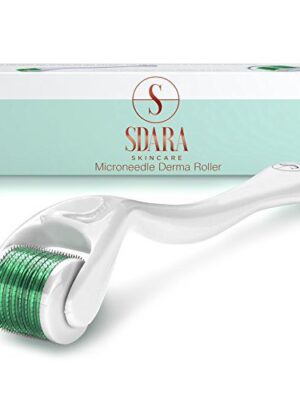 Sdara Skincare Derma Roller For Face w/ 540 Titanium Micro Needles