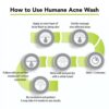 Humane Most-Power Pimple Wash - 10% Benzoyl Peroxide Acne Treatment for Face, Skin, Butt, Back, and Body - 8 Fl Oz - Dermatologist-Tested Non-Foaming Cleanser - Vegan, Cruelty-Free