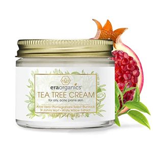 Era Organics Tea Tree Oil Face Cream - For Oily, Acne Prone Skin